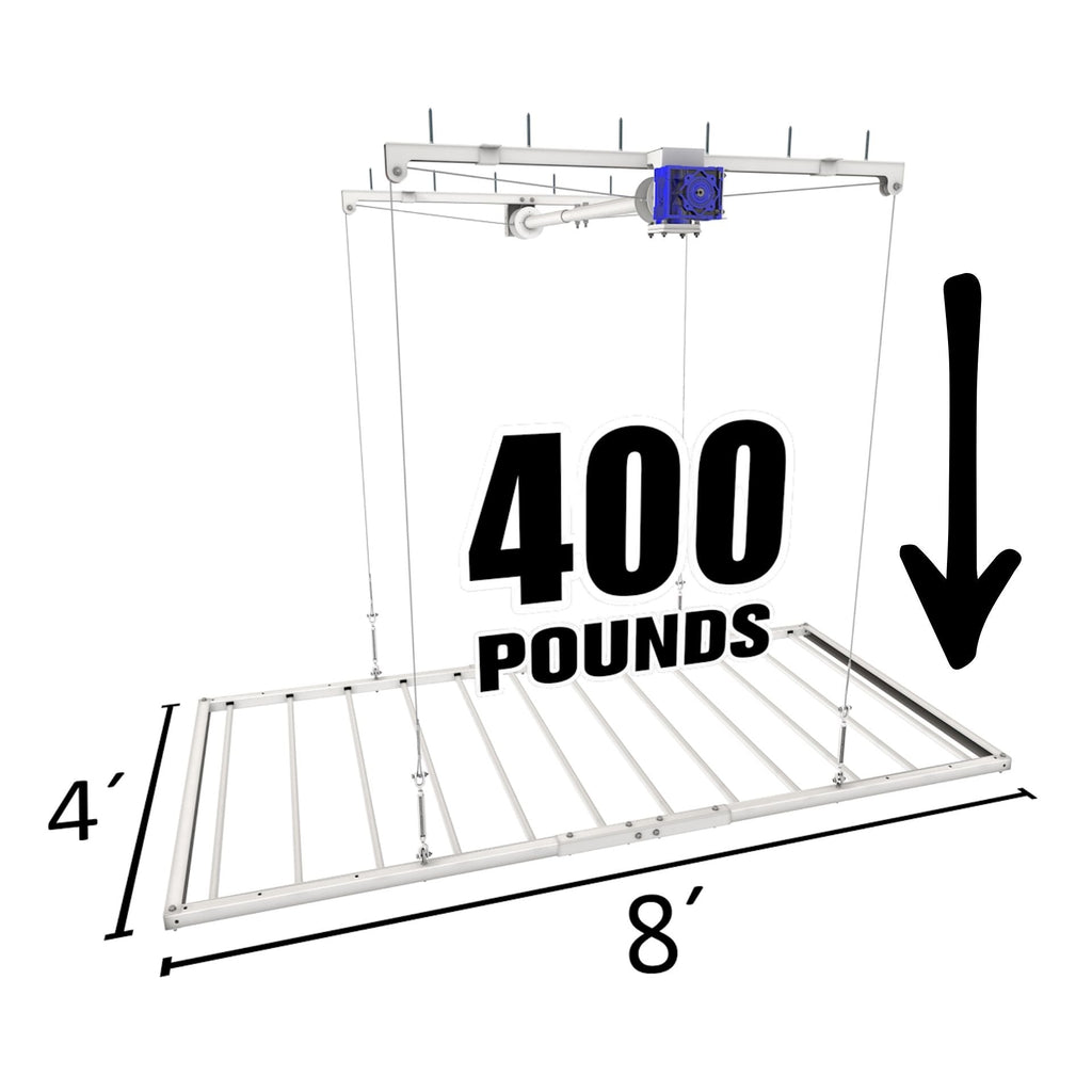 E-Z Garage Storage USA E-Z Lift 4' x 8' Motorless Overhead Garage Storage Platform 400 lb