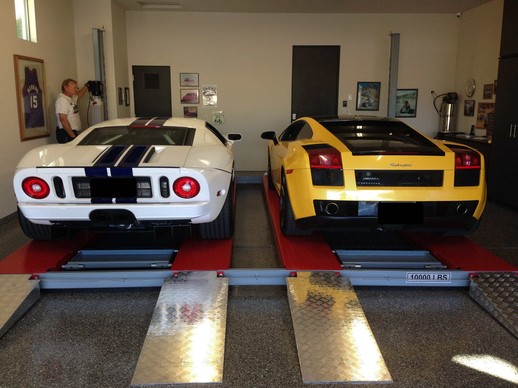 Advantage Side by Side (B-SXS-10000) | Double Vehicle 4-Post Lift