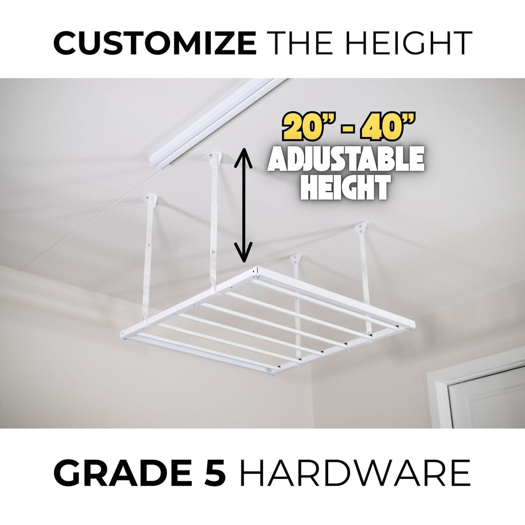 E-Z Garage Storage USA 4'X4' Heavy-Duty Pro Overhead Storage Platform 122 cm x 122 cm 181 kg