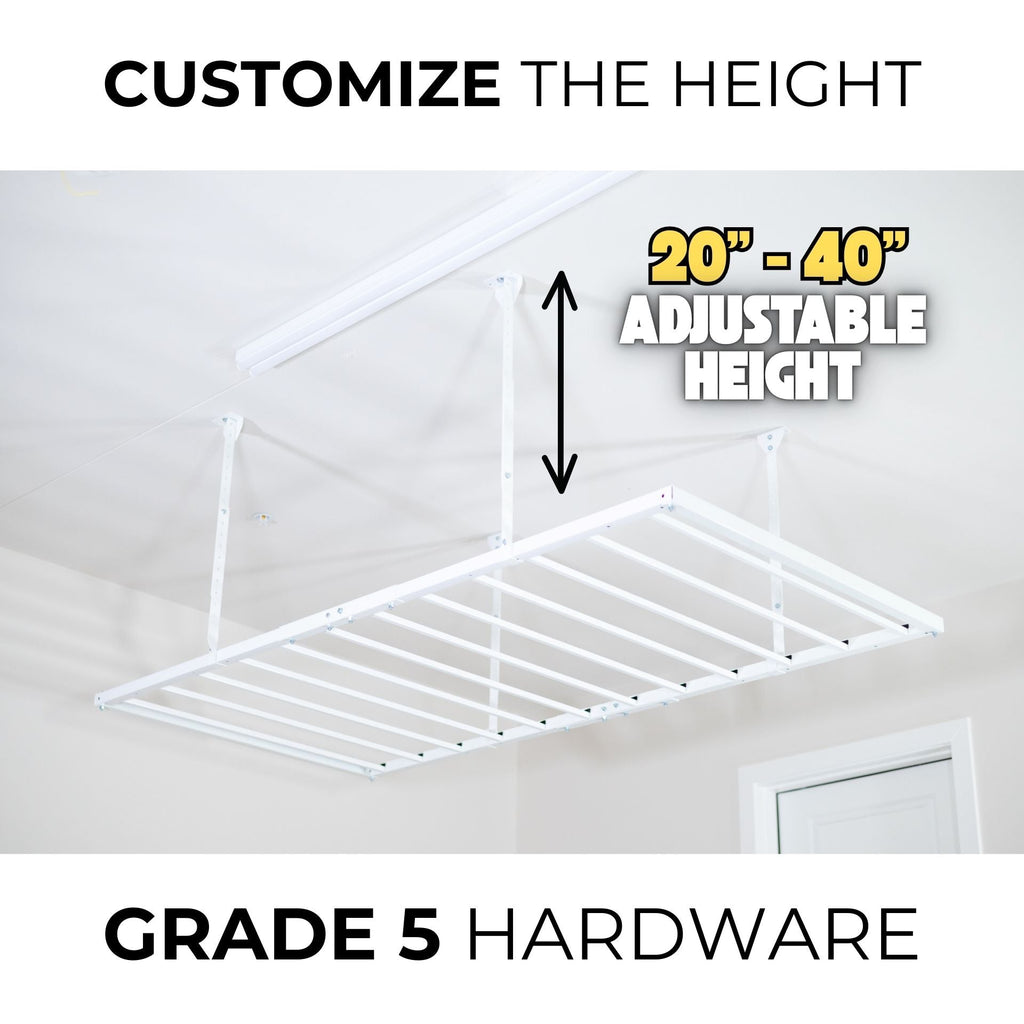 E-Z Garage Storage USA 4' x 8' Heavy-Duty Pro Overhead Ceiling Storage Rack 122 cm x 244 cm 454 kg