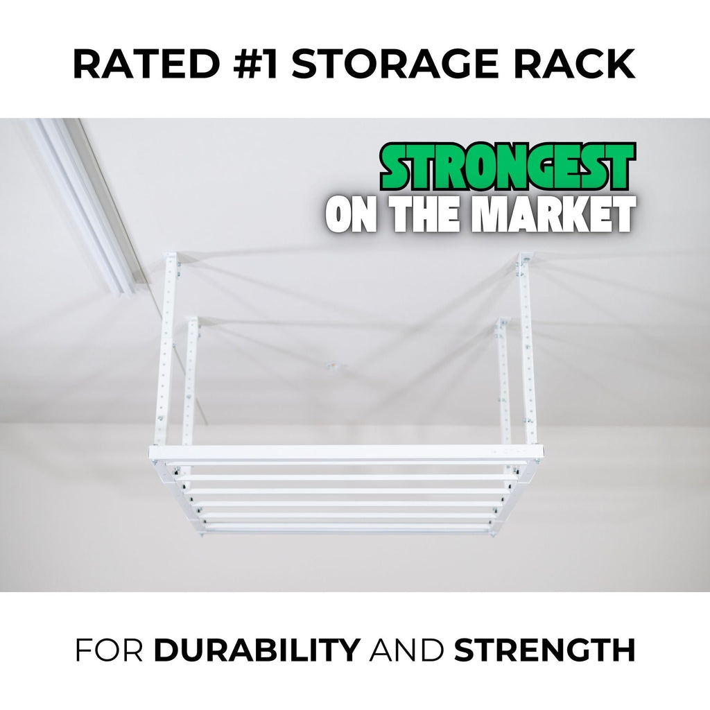 E-Z Garage Storage USA 4'X4' Heavy-Duty Pro Overhead Storage Platform 122 cm x 122 cm 181 kg
